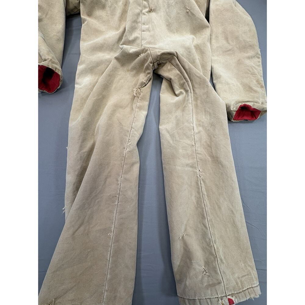 Vintage Key Imperial Insulated Canvas Coveralls Kids Size 16 Reg Workwear USA - Picture 15 of 16